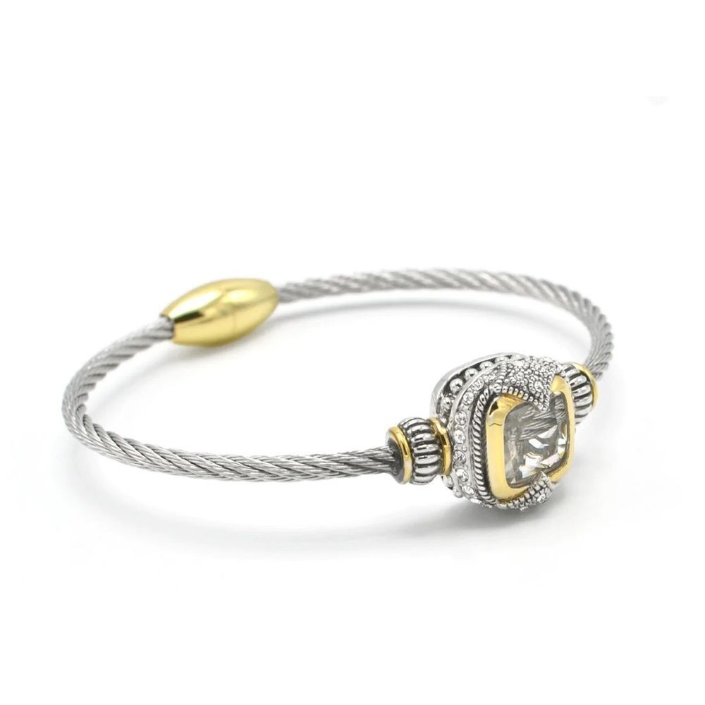 DIAMOND CABLE ROPE BRACELET - Picture 12 of 12